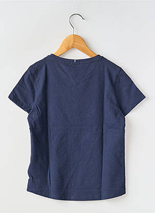Tricou guler rotund albastru TOMMY HILFIGER fată
