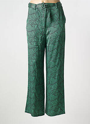 Pantalon drept verde VILA femeie
