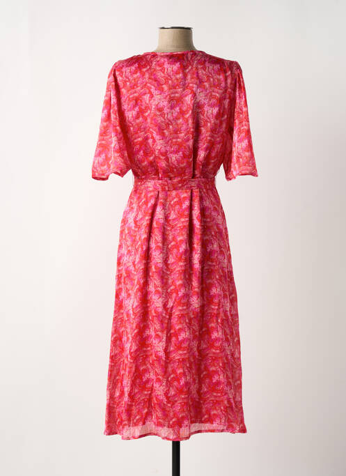 Rochie midi roz VILA femeie