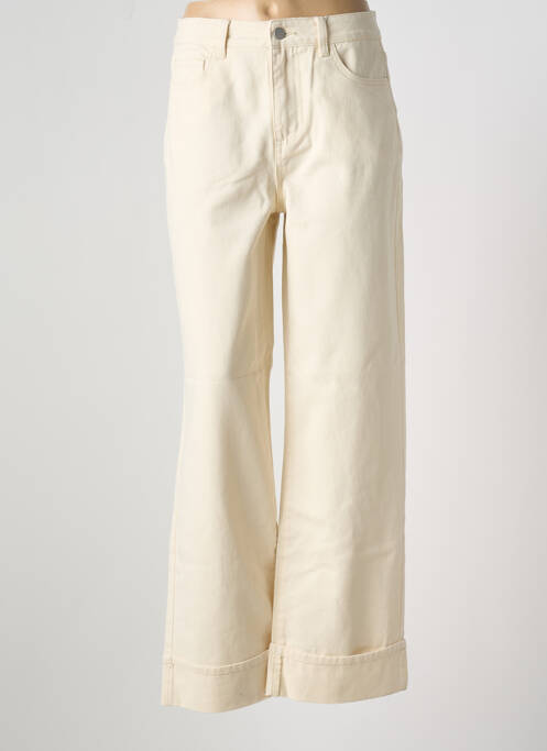 Blugi cu croială largă alb VILA femeie