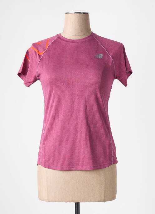 Tricou violet NEW BALANCE femeie
