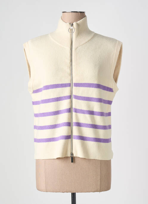 Vestă fără mâneci alb VILA femeie