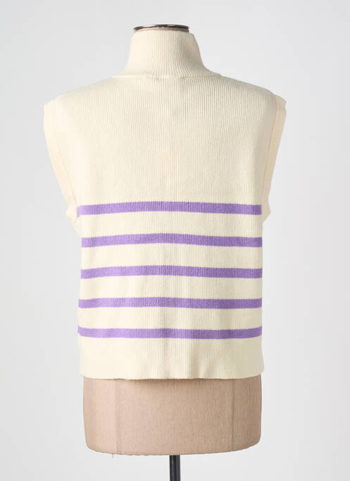 Vestă fără mâneci alb VILA femeie