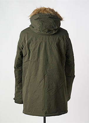 Parka glugă verde JACK & JONES bărbat