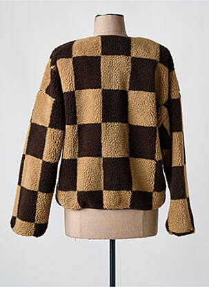 Jachete casual guler rotund maro OBJECT femeie