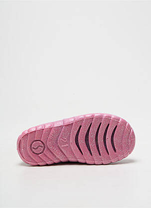 Papuci/pantofi de casă vârf rotund vârf rotund violet SUPERFIT fată
