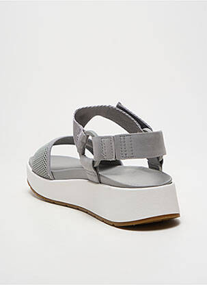 Sandale/pantofi decupați toc platformă toc de 4 la 6 cm gri UGG femeie