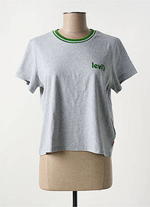 Tricou guler rotund gri LEVI'S femeie