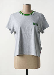 Tricou guler rotund gri LEVI'S femeie