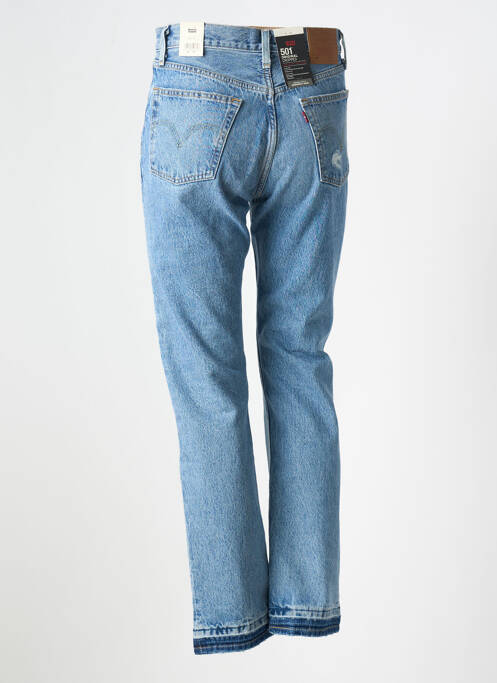 Blugi cu croială dreaptă albastru LEVIS femeie