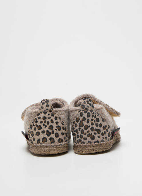 Papuci/Pantofi de casă bej GIESSWEIN fată