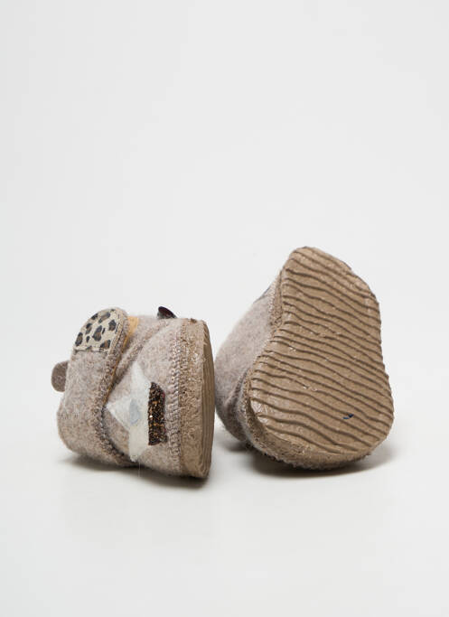 Papuci/Pantofi de casă bej GIESSWEIN fată