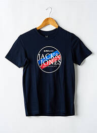 Tricou guler rotund albastru JACK & JONES băiat