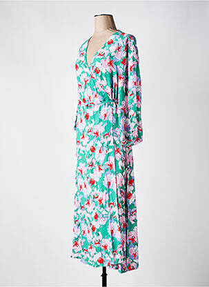 Rochie midi verde VILA femeie