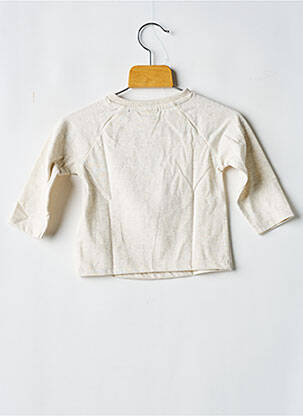 Tricou guler rotund alb TAPE À L'OEIL băiat
