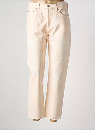 Blugi cu croială dreaptă roz LEVIS femeie