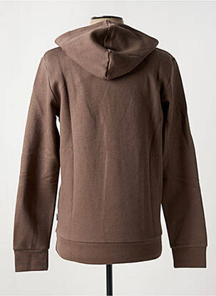 Hanorac cu glugă glugă maro JACK & JONES bărbat