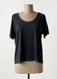 Tricou guler rotund negru VILA femme