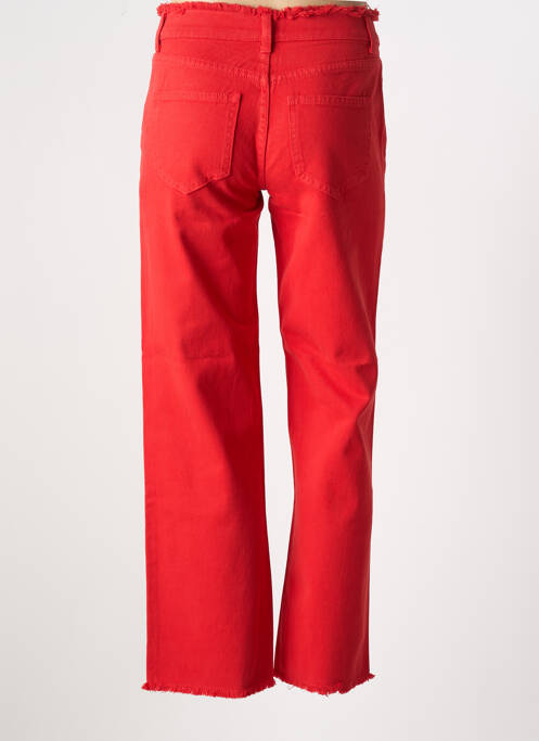 Blugi cu croială largă roșu VILA femeie