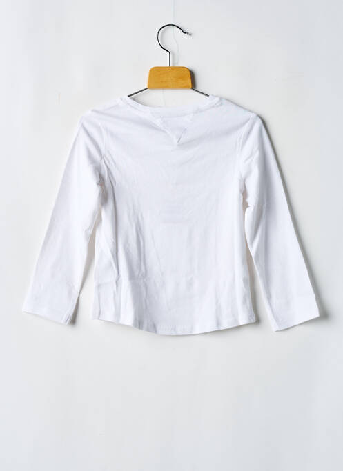 Tricou alb TOMMY HILFIGER fată