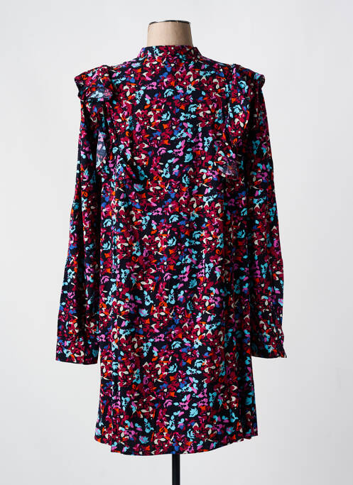 Rochie scurtă roz PIECES femeie