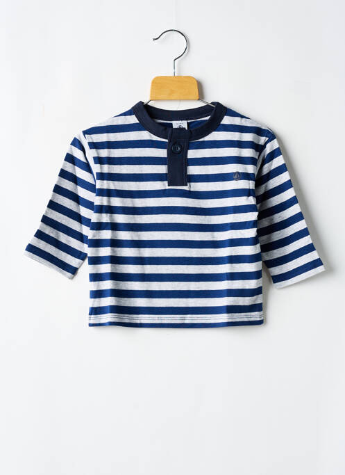 Tricou albastru PETIT BATEAU băiat