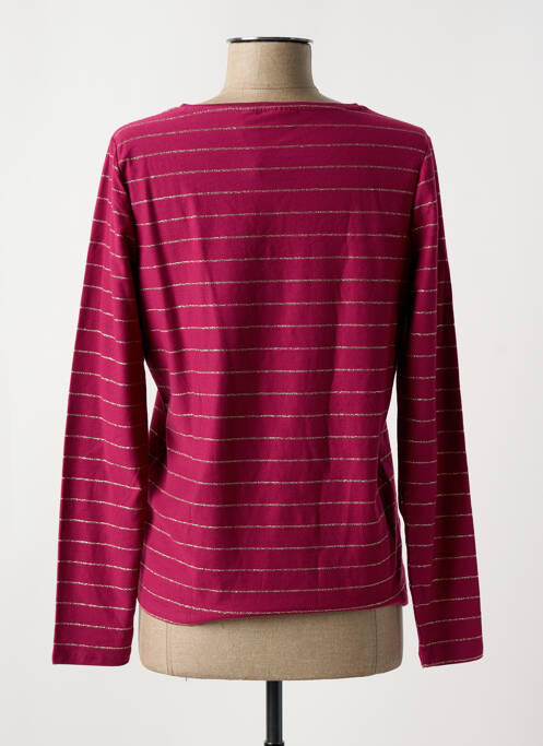 Tricou roz PIECES femeie