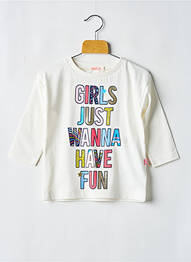 Tricou guler rotund bej BILLIEBLUSH fille