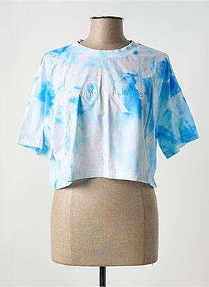 Tricou guler rotund alb CALVIN KLEIN femeie