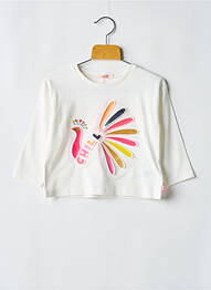 Tricou guler rotund bej BILLIEBLUSH fille
