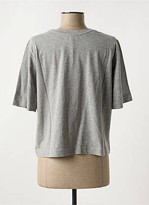 Tricou guler rotund gri STELLA FOREST femeie