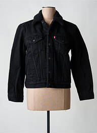 Jachetă de blugi negru LEVIS femme