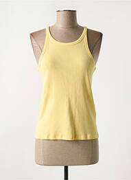 Top guler rotund galben LEVI'S femeie
