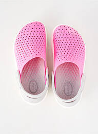 Mulete/saboți vârf rotund vârf rotund roz CROCS fille