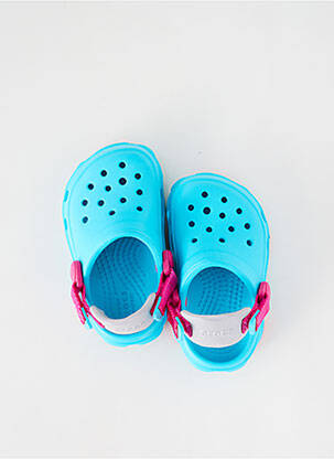 Mulete/saboți vârf rotund vârf rotund albastru CROCS fată