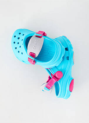 Mulete/saboți vârf rotund vârf rotund albastru CROCS fată