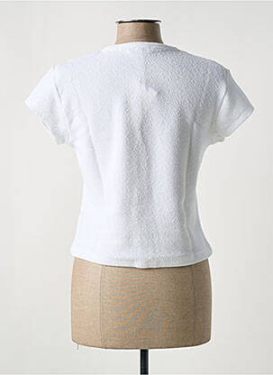Tricou guler rotund alb CALVIN KLEIN femeie
