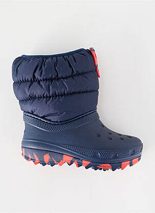 Cizme vârf rotund vârf rotund albastru CROCS copil
