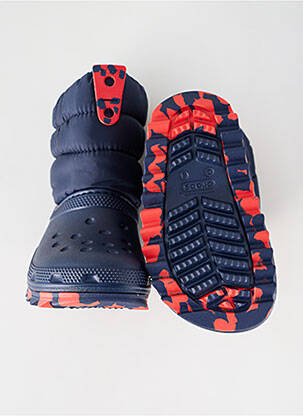 Cizme vârf rotund vârf rotund albastru CROCS copil