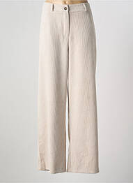 Pantalon larg alb LA FEE MARABOUTEE femme