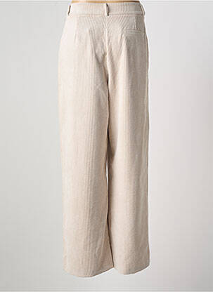 Pantalon larg alb LA FEE MARABOUTEE femeie