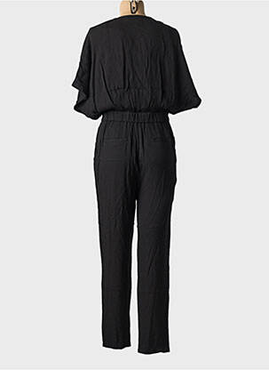 Salopetă-pantalon guler în v negru SEE U SOON femeie