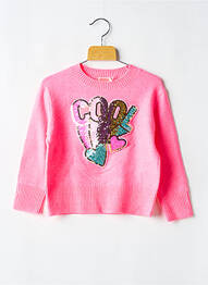 Pulover guler rotund roz BILLIEBLUSH fille