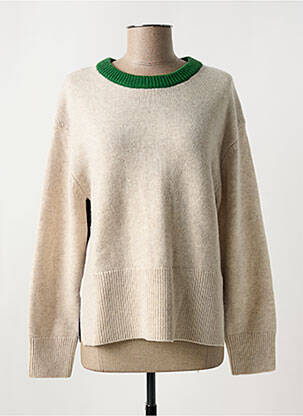 Pulover guler rotund verde STELLA FOREST femeie
