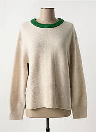 Pulover guler rotund verde STELLA FOREST femeie