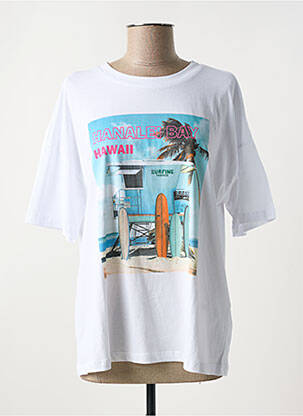 Tricou alb NOISY MAY femeie