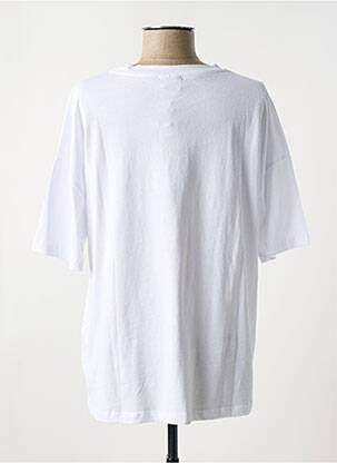 Tricou guler rotund alb NOISY MAY femeie