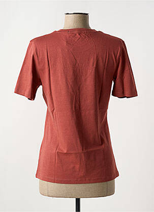 Tricou guler rotund roșu CALVIN KLEIN femeie