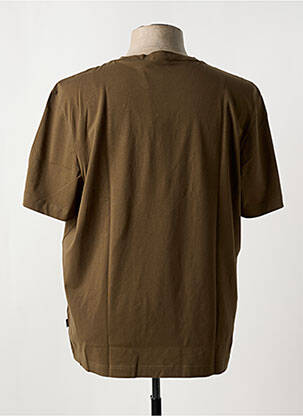 Tricou guler rotund verde HUGO BOSS bărbat