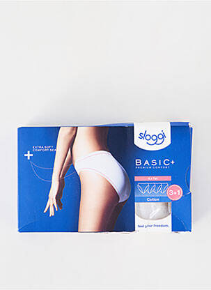 Chilot cu talie înaltă alb SLOGGI femeie